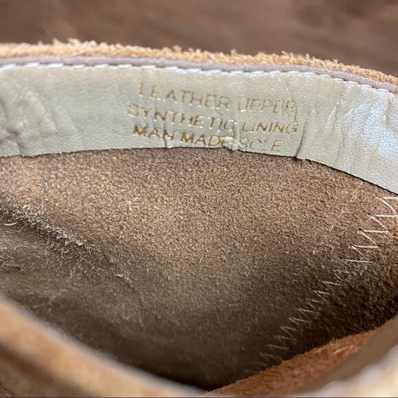 Madison Harding Suede Tan Booties 8 - Picture 5 of 7